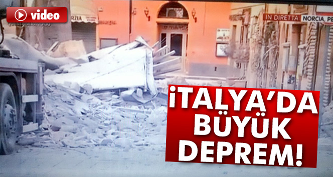 İtalya'da 6.5 büyüklüğünde deprem!