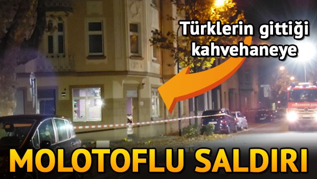 Bir Türk’e ait binaya molotoflu saldırı