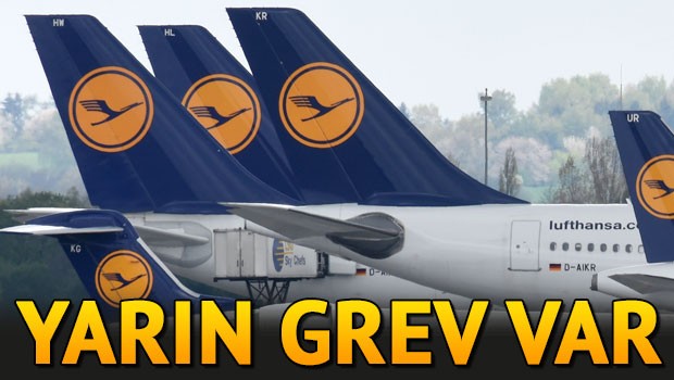 Lufthansa pilotları yarın grev yapacak