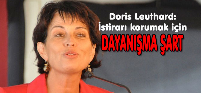 DORİS LEUTHARD GÖREVE BAŞLADI