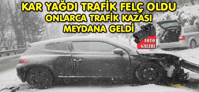 ONLARCA TRAFİK KAZASI MEYDANA GELDİ