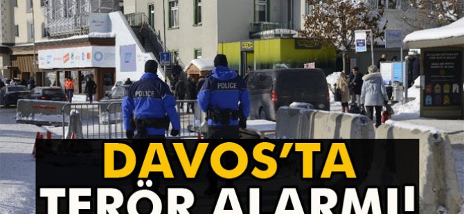 DAVOS'TA TERÖR ALARMI