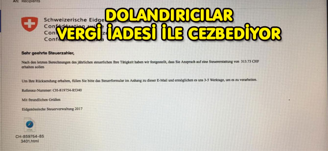 DOLANDIRICILAR YİNE İŞ BAŞINDA