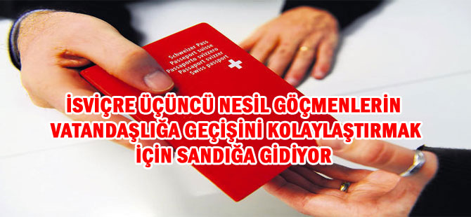 İSVİÇRE SANDIĞA GİDİYOR