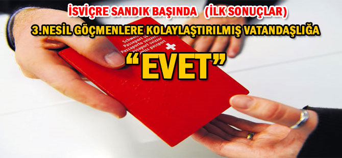 İSVİÇRE SANDIK BAŞINDA