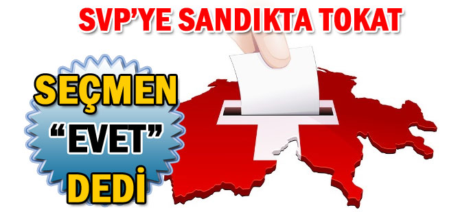 SVP’YE SANDIKTA TOKAT: SEÇMEN  “EVET” DEDİ