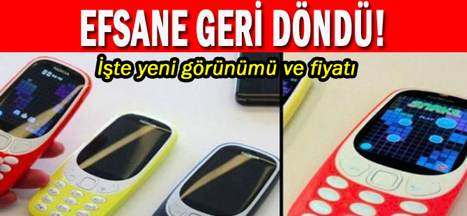 Nokia 3310 efsanesi geri döndü! Fiyatı çok şaşırtacak