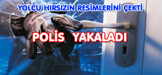 YOLCU HIRSIZIN RESİMLERİNİ ÇEKTİ / POLİS  YAKALANDI