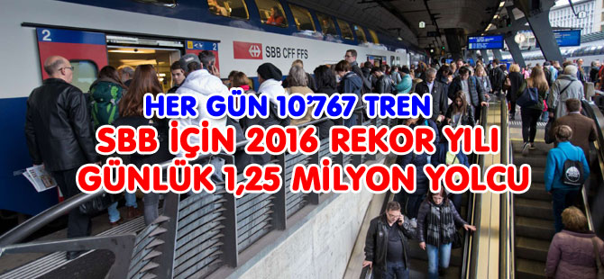 SBB YOLCU TAŞIMA REKORU KIRDI / 458 MİLYON YOLCU