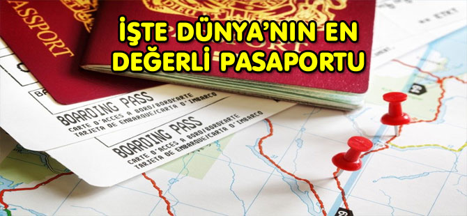 İŞTE DÜNYA’NIN EN DEĞERLİ PASAPORTU