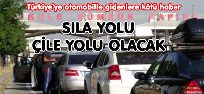 SILA YOLU bu yıl çile yolu olacak