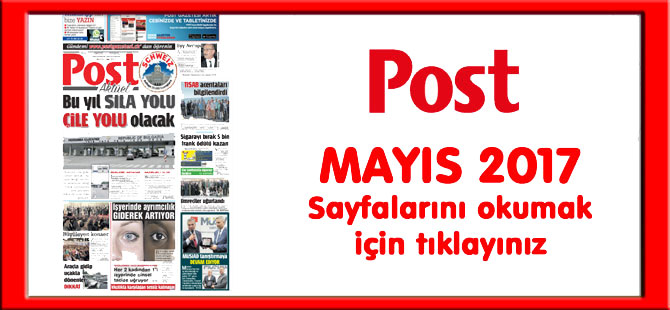 POST Gazetesi MAYIS 2017 Sayfaları