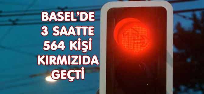 KIRMIZI IŞIKTA GEÇEN 564 KİŞİ CEZALANDIRILACAK