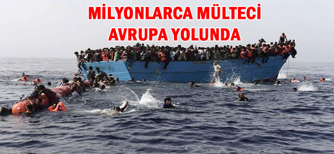 MÜLTECİLER AVRUPA’YA AKIN EDİYOR