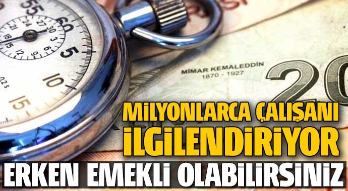 ERKEN EMEKLİ'LİK İÇİN 5  FORMUL