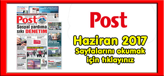 POST Gazetesi Haziran 2017 Sayfaları