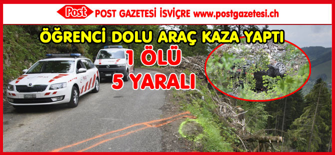 ÖĞRENCİ DOLU ARAÇ KAZA YAPTI  1 ÖĞRENCİ ÖLDÜ