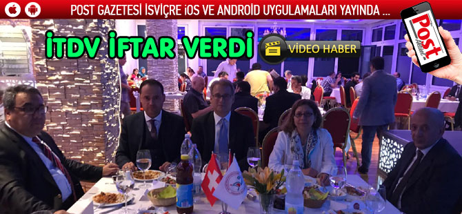 İTDV İFTAR VERDİ