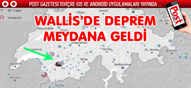 WALLİS SALLANDI: 3,4 ŞİDDETİNDE DEPREM