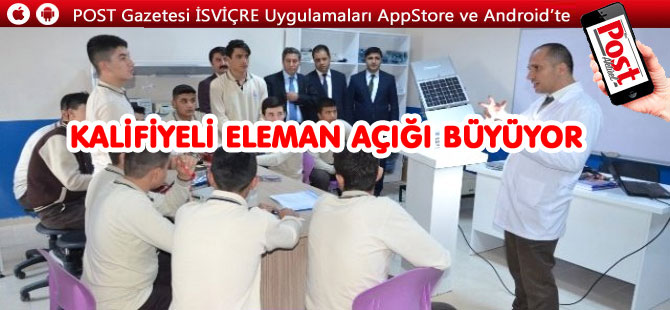 İSVİÇRE’DE KALİFİYELİ ELEMAN AÇIĞI BÜYÜYOR