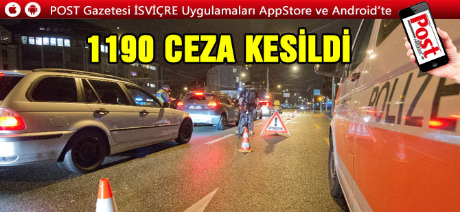 YILBAŞINDAN BERİ 1190 CEZA KESİLDİ