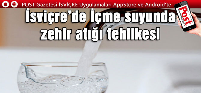 İÇME SULARINDA BÜYÜK TEHLİKE