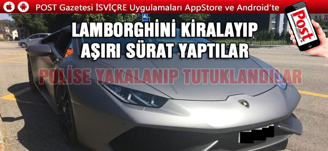 LÜKS ARAÇ KİRALAYIP KÖY İÇİND ESÜRAT YAPIP YAKALANDILAR