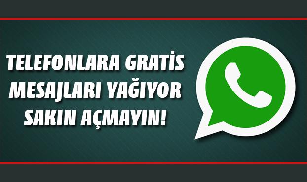 Whatsapp'a gelen virüslü mesaja dikkat!