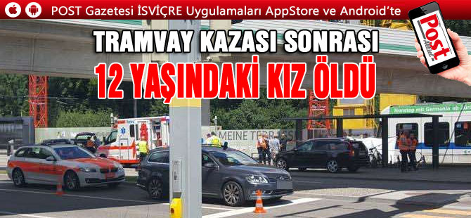 YİNE BİSİKLETLİ ÇOCUK VE TRAMWAY KAZASI