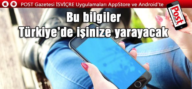 İŞİNİZE YARAYACAK OLAN BİLGİLER