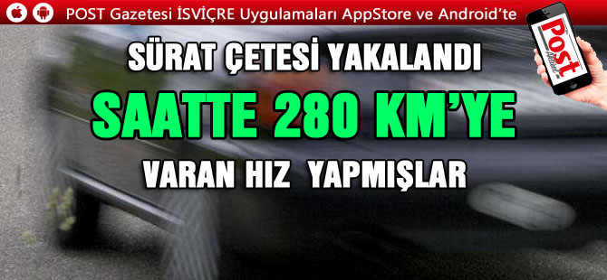 KİRALIK ARÇLARLA SÜRAT YAPAN ÇETE YAKALANDI