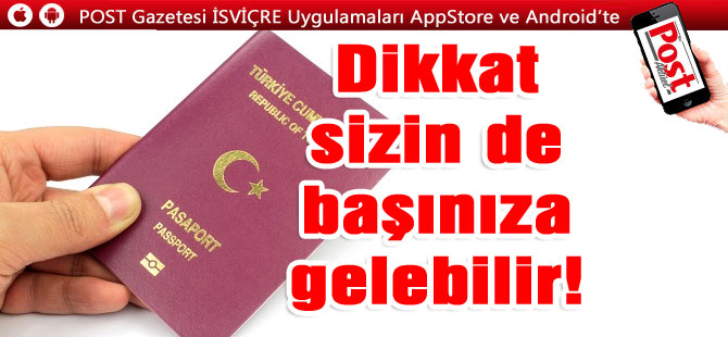 Havalimanında pasaportu çalındı