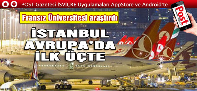 İstanbul yolcu sayısında Avrupa'da ilk üçte