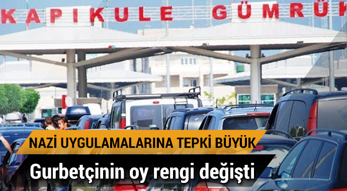 Gurbetçinin oy rengi değişti