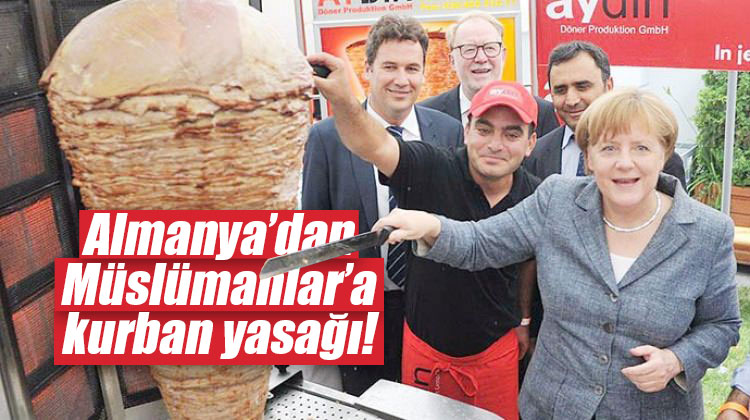 Almanya’dan Müslümanlar’a kurban yasağı!