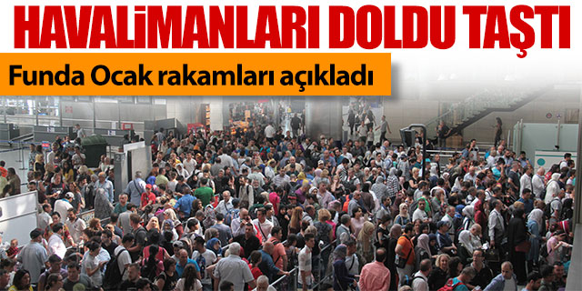 Tatil bitti havalimanları doldu taştı