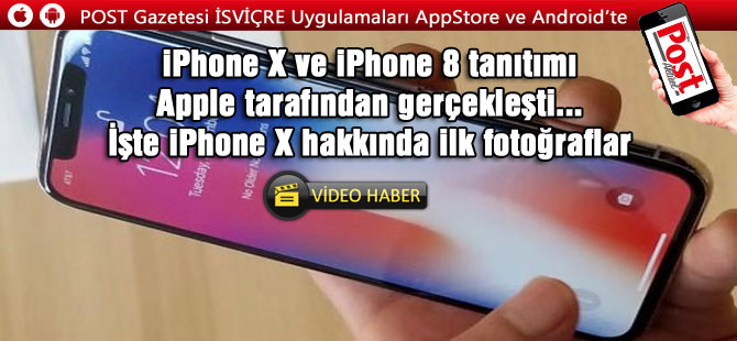 Apple iPhone 8, Apple Watch Series 3 ve iPhone X'i tanıttı