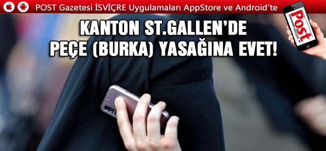 Bir yasak’da Kanton St.Gallen’den geldi