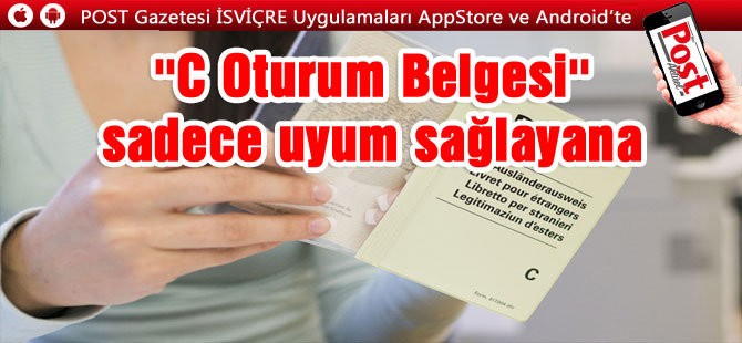 ''C Oturum Belgesi''  sadece uyum sağlayana