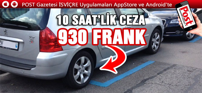 10 SAATLİK OTOPARK ÜCRETİ 930 FRANK