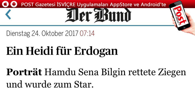 ''Türkisches Heidi'' İsviçre Basınında