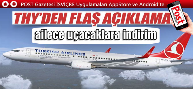 Ailece uçacaklara indirim yapılacak