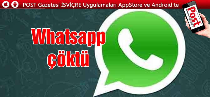 Whatsapp’a erişim sorunu yaşanıyor