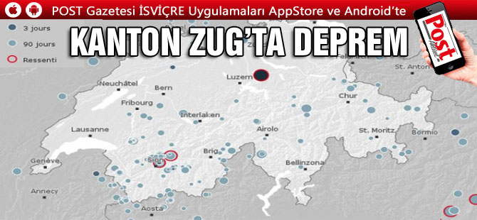 KANTON ZUG’TA DEPREM