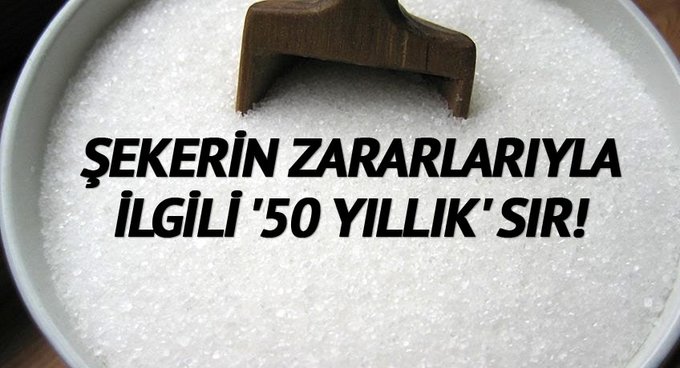 Şekerin zararlarıyla ilgili '50 yıllık' sır!