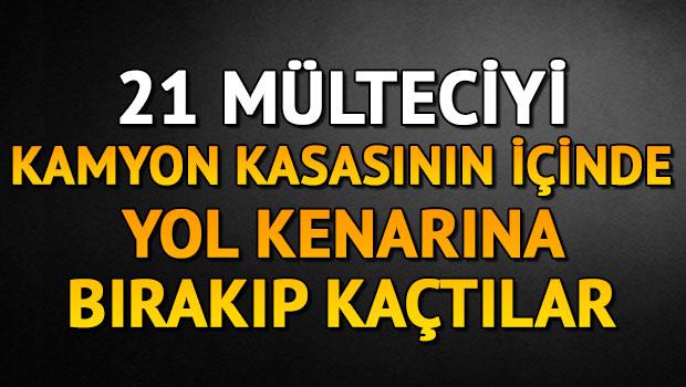 Almanya’da kamyon kasasında 21 mülteci bulundu