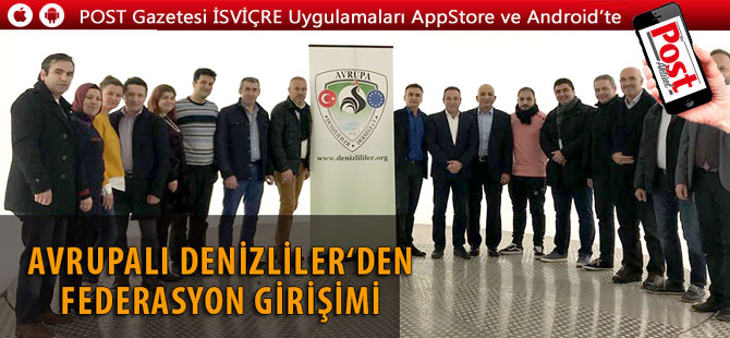 AVRUPALI DENİZLİLERDEN FEDERASYON GİRİŞİMİ