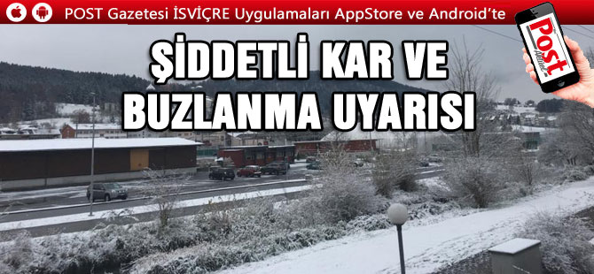 İsviçre'de beklenen Kar yağışları geldi