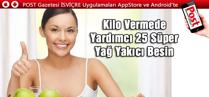 Kilo Vermede Yardımcı 25 Süper Yağ Yakıcı Besin