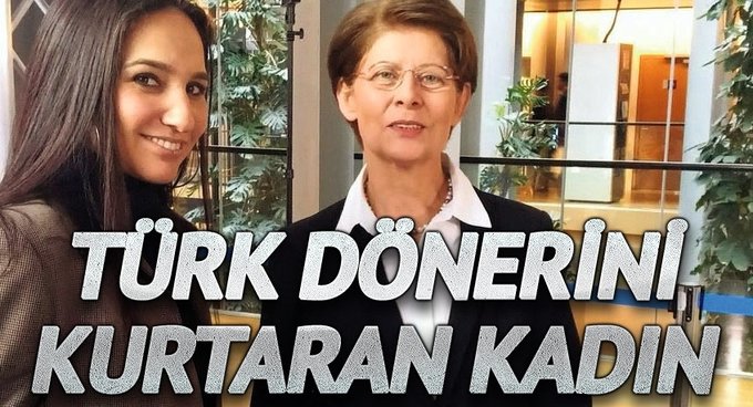 Türk dönerini kurtaran kadın